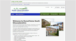 Desktop Screenshot of homechoice.southglos.gov.uk