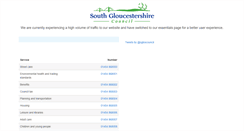 Desktop Screenshot of essential.southglos.gov.uk