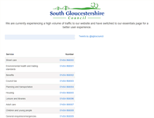 Tablet Screenshot of essential.southglos.gov.uk